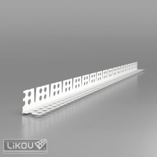 PVC lišta klenbová s hranou a flexibilnými ramenami