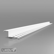 PVC lišta ukončovacia s lamelou