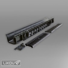 Odvodňovacie žľaby Likodrain WDR-X
