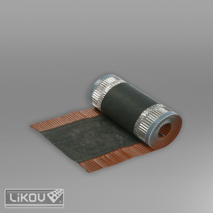 Vetrací pás hrebeňa ALU VLIES