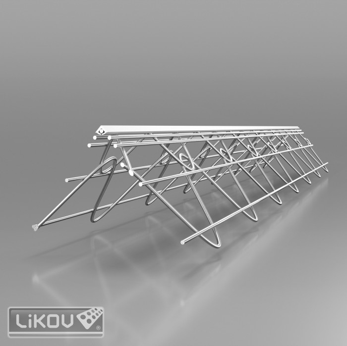 Roh drôtený s PVC hranou