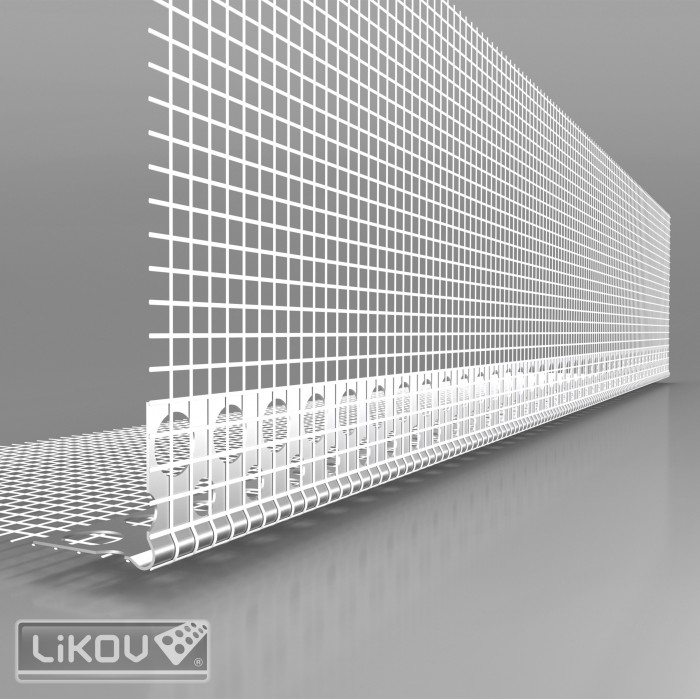 Lišta rohová s prelisom