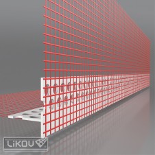 Lišta s nepriznanou okapnicou v protipožiarnom prevedení