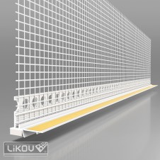 LS-US8L lišta okenná začisťovacia s lamelou