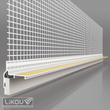 Lišta okenná roletová začisťovacia 3D